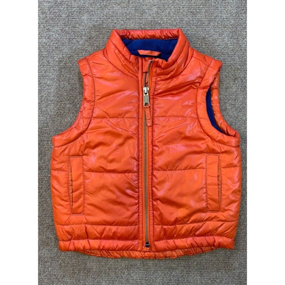 The Childrens‎ Place Puffer Vest Toddler 2T Fleece Lined Full Zip